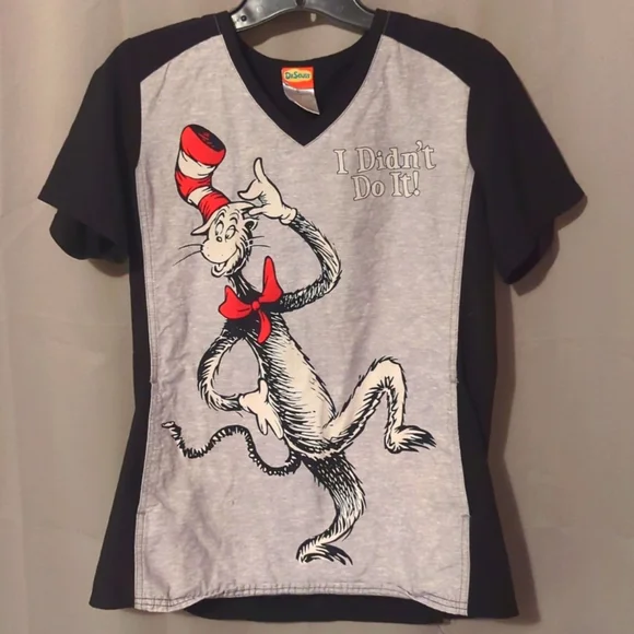 Dr. Seuss Cat In The Hat women's top - Picture 3 of 12